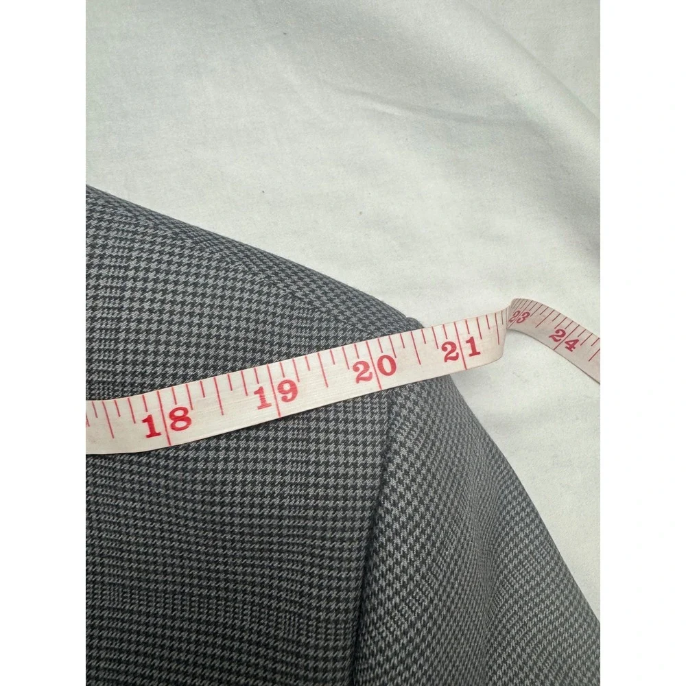 Stafford Men 48L Gray CoolMax Performance Wool Blend Classic Suit Jacket Blazer